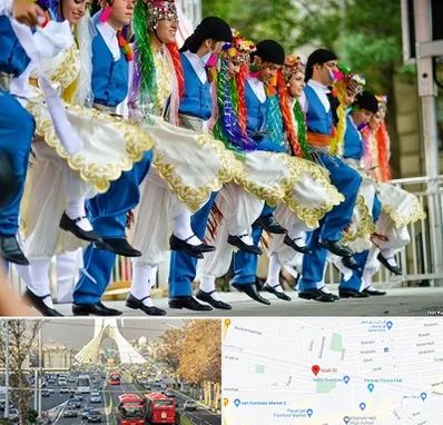 کلاس رقص آذری در خیابان آزادی 