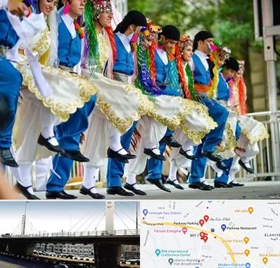 کلاس رقص آذری در پارک وی 