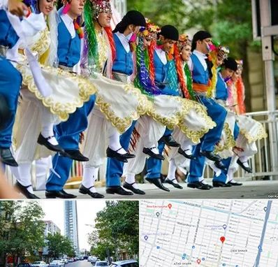 کلاس رقص آذری در امامت مشهد