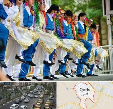 کلاس رقص آذری در شهر قدس