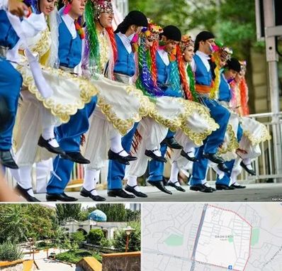 کلاس رقص آذری در باغمیشه تبریز