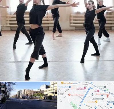 کلاس رقص حرفه ای در خیابان ملاصدرا شیراز