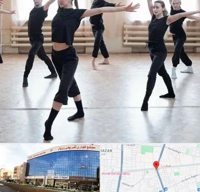 کلاس رقص حرفه ای در نصف راه تبریز