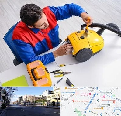 تعمیر جاروبرقی در خیابان ملاصدرا شیراز