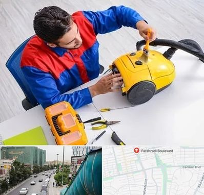 تعمیر جاروبرقی در بلوار فرحزادی