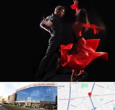 کلاس رقص سالسا در نصف راه تبریز