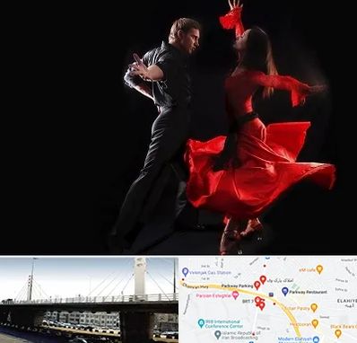 کلاس رقص سالسا در پارک وی 