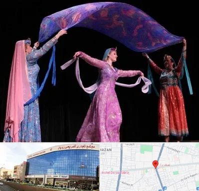 کلاس رقص ایرانی در نصف راه تبریز