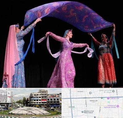 کلاس رقص ایرانی در مرکز تهران