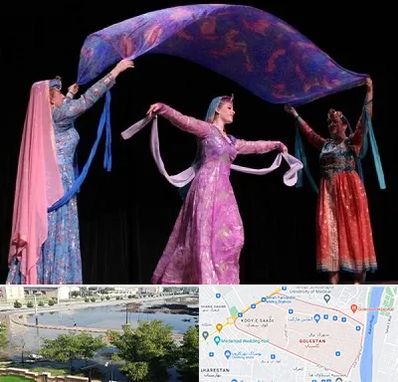 کلاس رقص ایرانی در گلستان اهواز