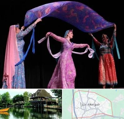 کلاس رقص ایرانی در صومعه سرا