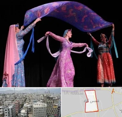 کلاس رقص ایرانی در شمس آباد تهران
