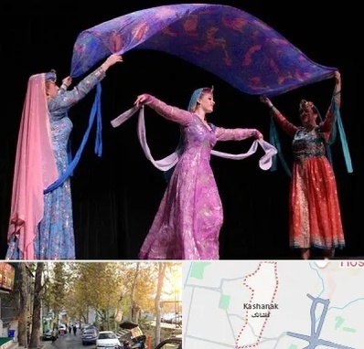 کلاس رقص ایرانی در کاشانک