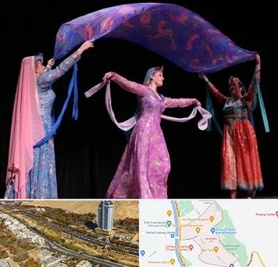 کلاس رقص ایرانی در خیابان نیایش شیراز