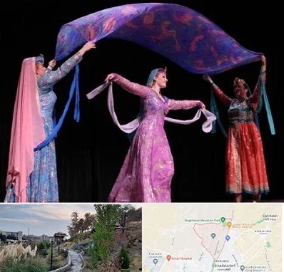 کلاس رقص ایرانی در باغستان کرج