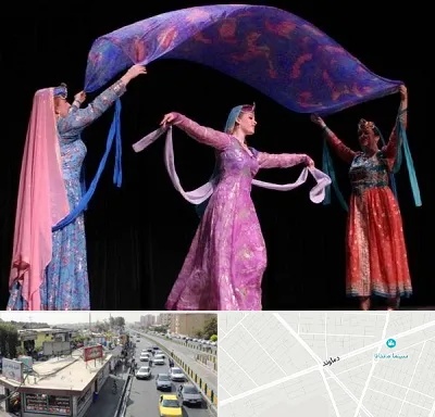 کلاس رقص ایرانی در خیابان دماوند