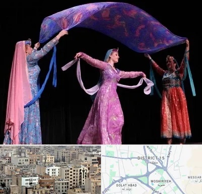 کلاس رقص ایرانی در جنوب شرق تهران