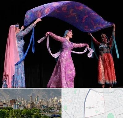 کلاس رقص ایرانی در جمشیدیه