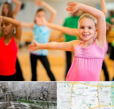 کلاس رقص زومبا در باغ فیض