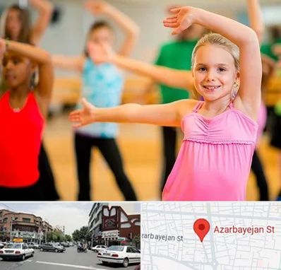 کلاس رقص زومبا در خیابان آذربایجان