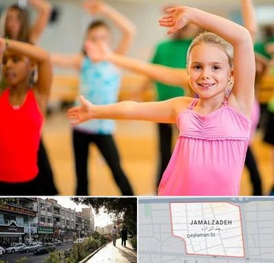 کلاس رقص زومبا در خیابان جمالزاده