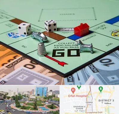 فروشگاه بردگیم در ونک 