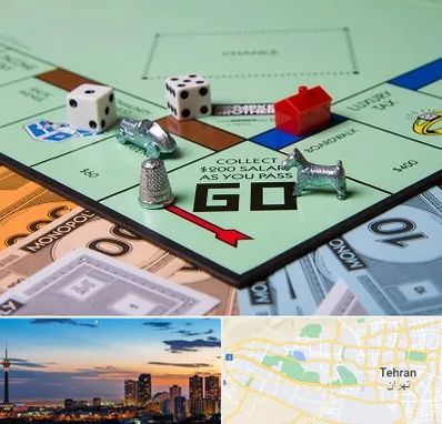 فروشگاه بردگیم در غرب تهران 