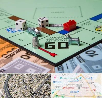 فروشگاه بردگیم در شهرک غرب مشهد