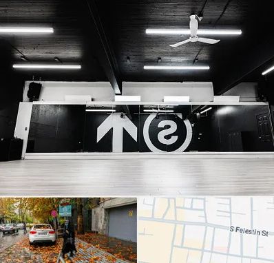 کلاس رقص بانوان در خیابان فلسطین