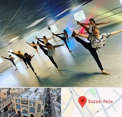 کلاس رقص گروهی در بازار رضا مشهد