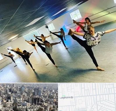 کلاس رقص گروهی در جیحون