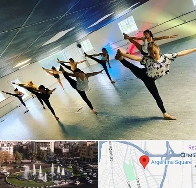 کلاس رقص گروهی در آرژانتین