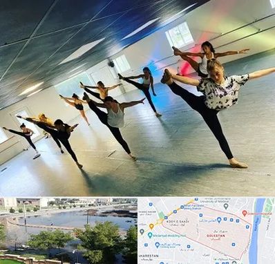 کلاس رقص گروهی در گلستان اهواز