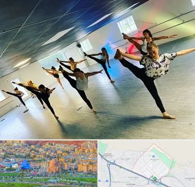 کلاس رقص گروهی در رشدیه تبریز