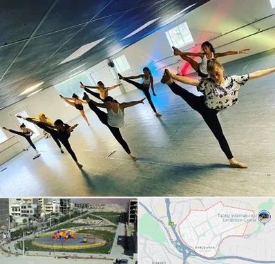 کلاس رقص گروهی در مرزداران تبریز