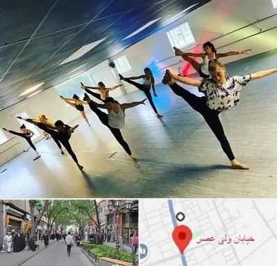 کلاس رقص گروهی در ولیعصر شهریار