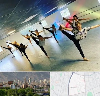 کلاس رقص گروهی در جمشیدیه