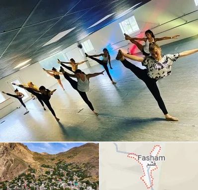 کلاس رقص گروهی در فشم