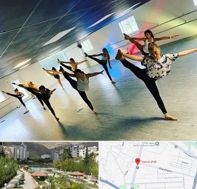 کلاس رقص گروهی در بلوار تعاون