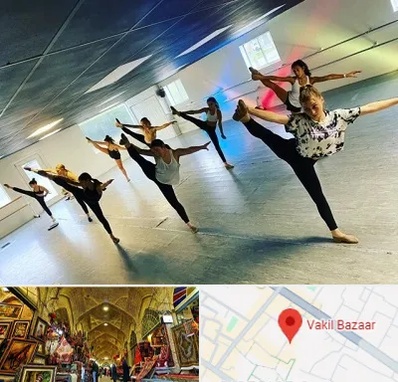 کلاس رقص گروهی در بازار وکیل شیراز