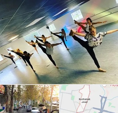 کلاس رقص گروهی در کاشانک