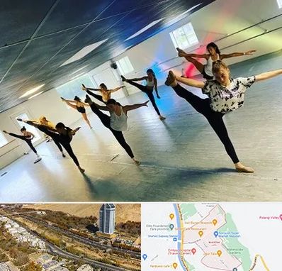 کلاس رقص گروهی در خیابان نیایش شیراز