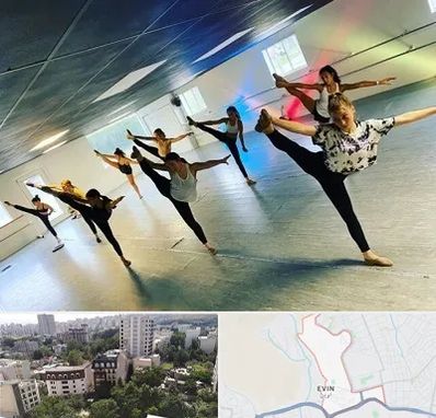 کلاس رقص گروهی در اوین