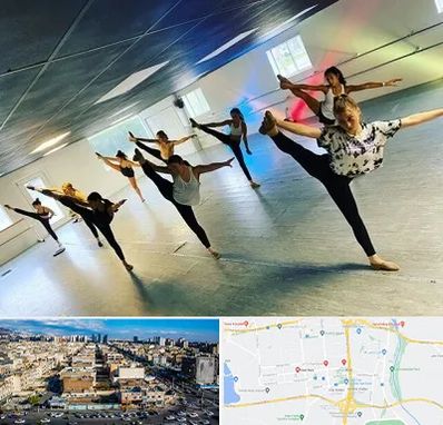 کلاس رقص گروهی در شهرک راه آهن