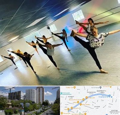 کلاس رقص گروهی در اندرزگو