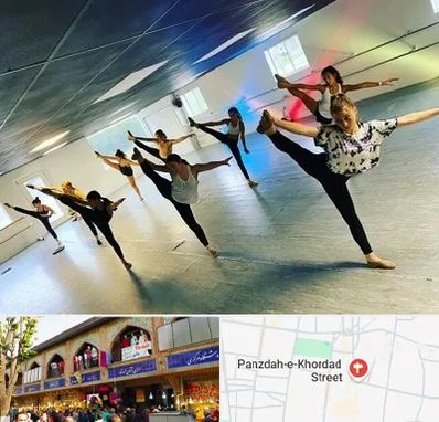 کلاس رقص گروهی در 15 خرداد