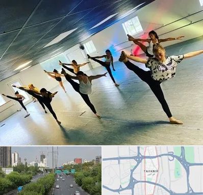 کلاس رقص گروهی در توانیر