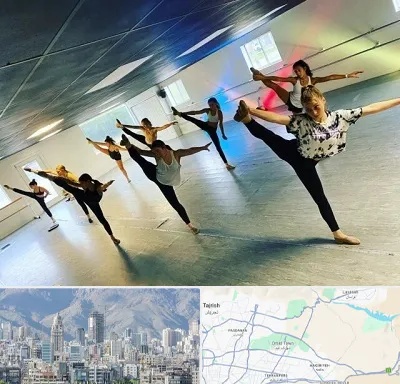 کلاس رقص گروهی در شمال شرق تهران
