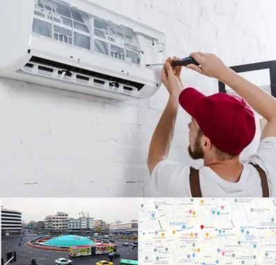 تعمیر کولرگازی در میدان انقلاب