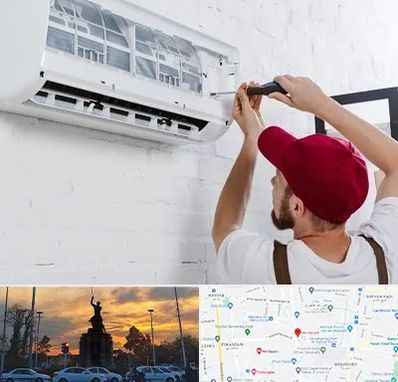 تعمیر کولرگازی در میدان حر